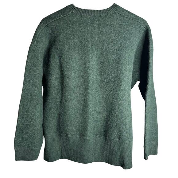 Tory Burch Sport Merino Wool Crew Sweater Green Size XL - Picture 2 of 5